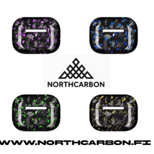 Forged Glossy Carbon Fiber Case for Apple AirPods 4 / Pro 3 2 1 Generation