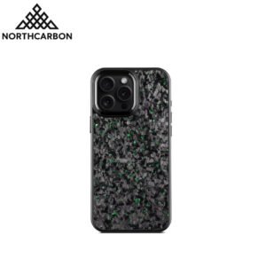 Forged Carbon fiber case Iphone 11-16 Pro Plus Max Green