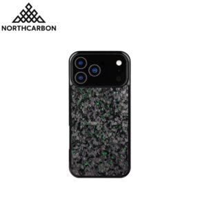 Forged Carbon fiber case Iphone 17 Pro Max Air Green